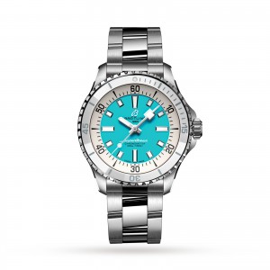 Breitling superocean automatic 36 edelstahl - türkis uhr A17377211C1A1